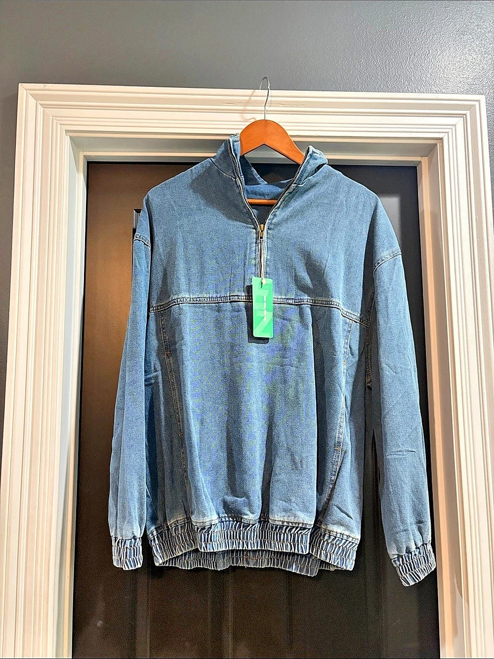 SHEIN Women's Blue Zip Front Jacket NWT